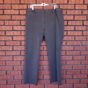 Talbots Charcoal Gray Pants Plus Size 18W Barely Boot 38x29 Comfort Waist Office